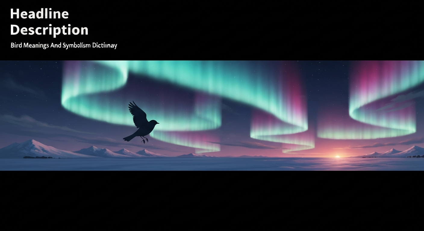 aurora winter bird meaning